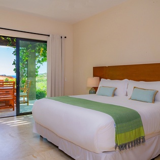 Bedroom suite with outdoor access