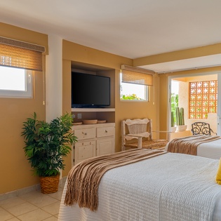 Double bed suite with private terrace