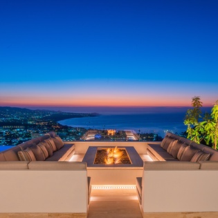 Outdoor seating with fire pit-8
