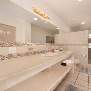 En suite bathroom