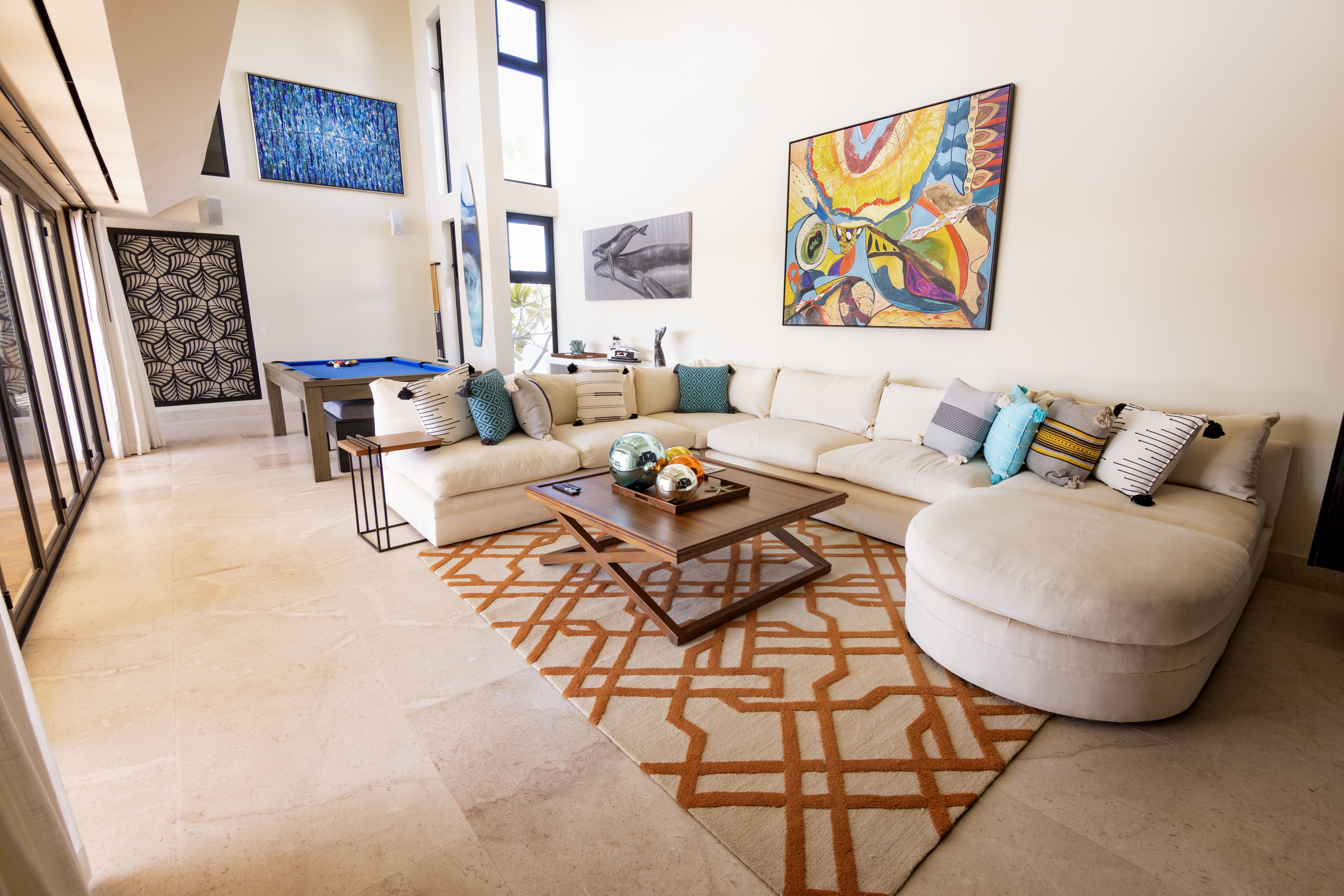 Spacious living area