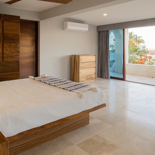 Bedroom suite with terrace and views