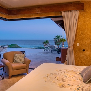 Suite with patio entrance