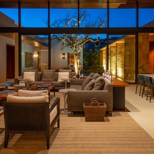 Spacious open living area