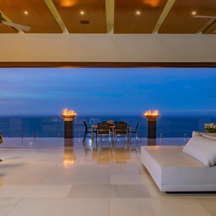 Indoor with view