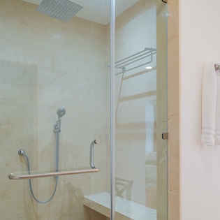 En suite bathroom