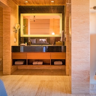 En suite bathroom