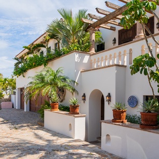 Villa entrance