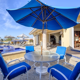 Patio with outdoor seating