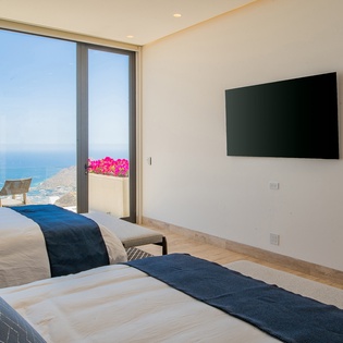 Double bedroom suite with ocean views