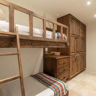 Bedroom suite with mezzanine beds