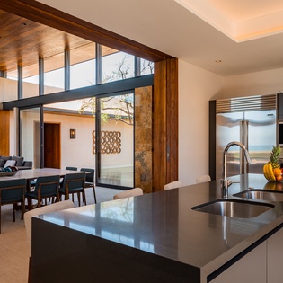 Kitchen and dining area