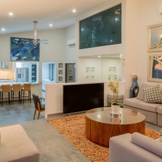 Welcoming living area