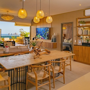 Cozy dining area