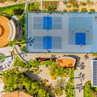 Private pickleball courts