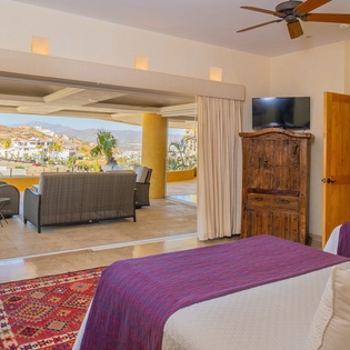 2 bed suite with patio access