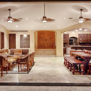 Interior living and dining area