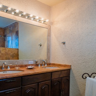 En suite bathroom