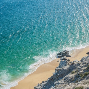 Beachfront views