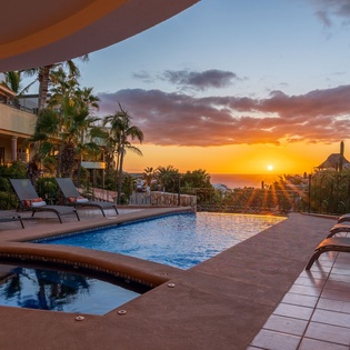 Sunset ocean views