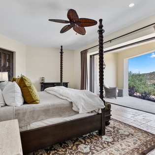 Bedroom suite with terrace access