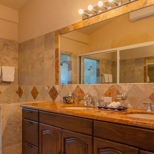 En suite bathroom