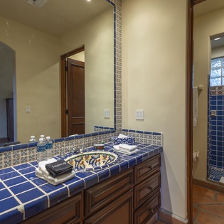 En suite bathroom