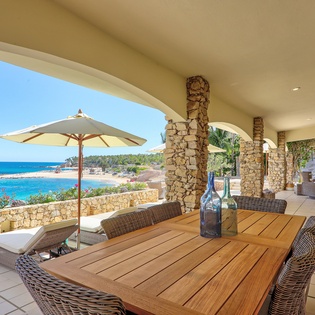 Outdoor of dining area