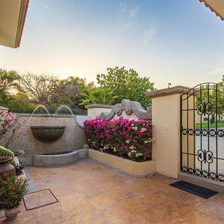 Villa entrance