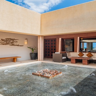 Villa exterior entrance