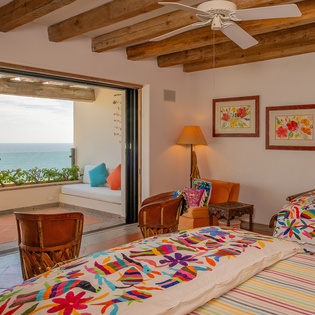 Double bed suite with private terrace access