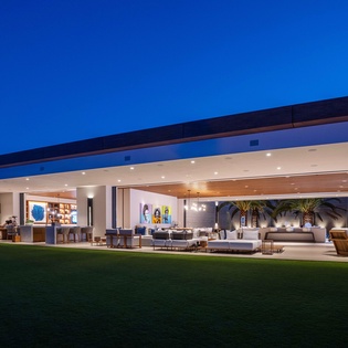 Exterior view of villa