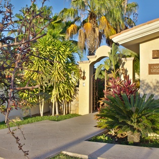 Exterior of villa