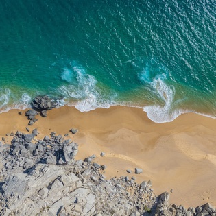 Aerial beach views