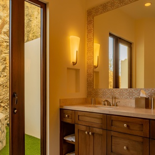 En suite bathroom