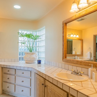 En suite bathroom