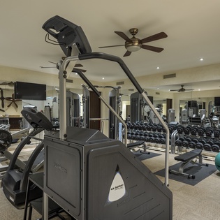 In-villa fitness center
