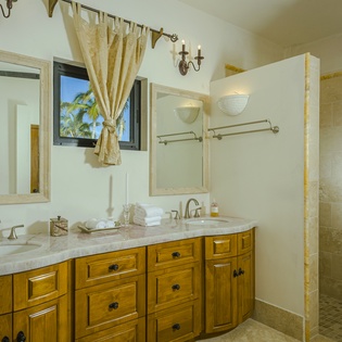 En suite bathroom