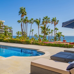 Gorgeous poolside with ocean views