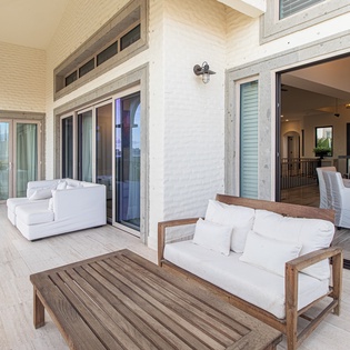 Outdoor sitting area