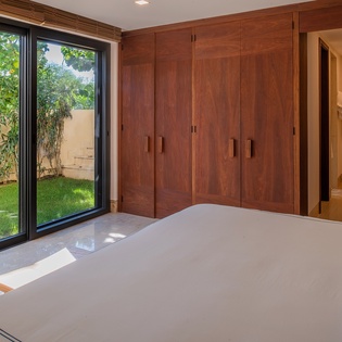 Bedroom suite with outdoor access