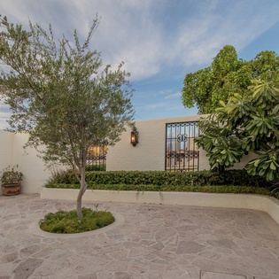 Exterior entrance of villa