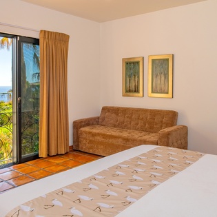 Bedroom suite with amazing ocean views