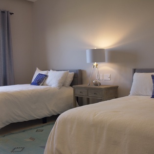 Bedroom suite with two beds