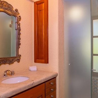 En suite bathroom