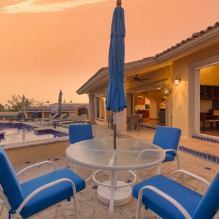 Patio with outdoor seating