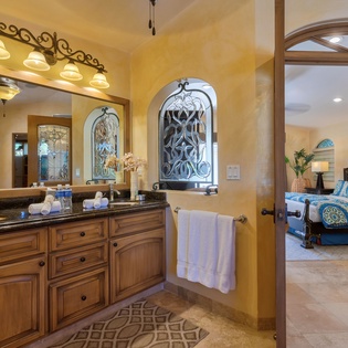 En suite bathroom