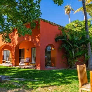 Exterior view of villa