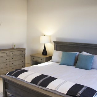 Master bedroom suite