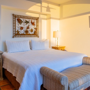 Bedroom suite with sitting area